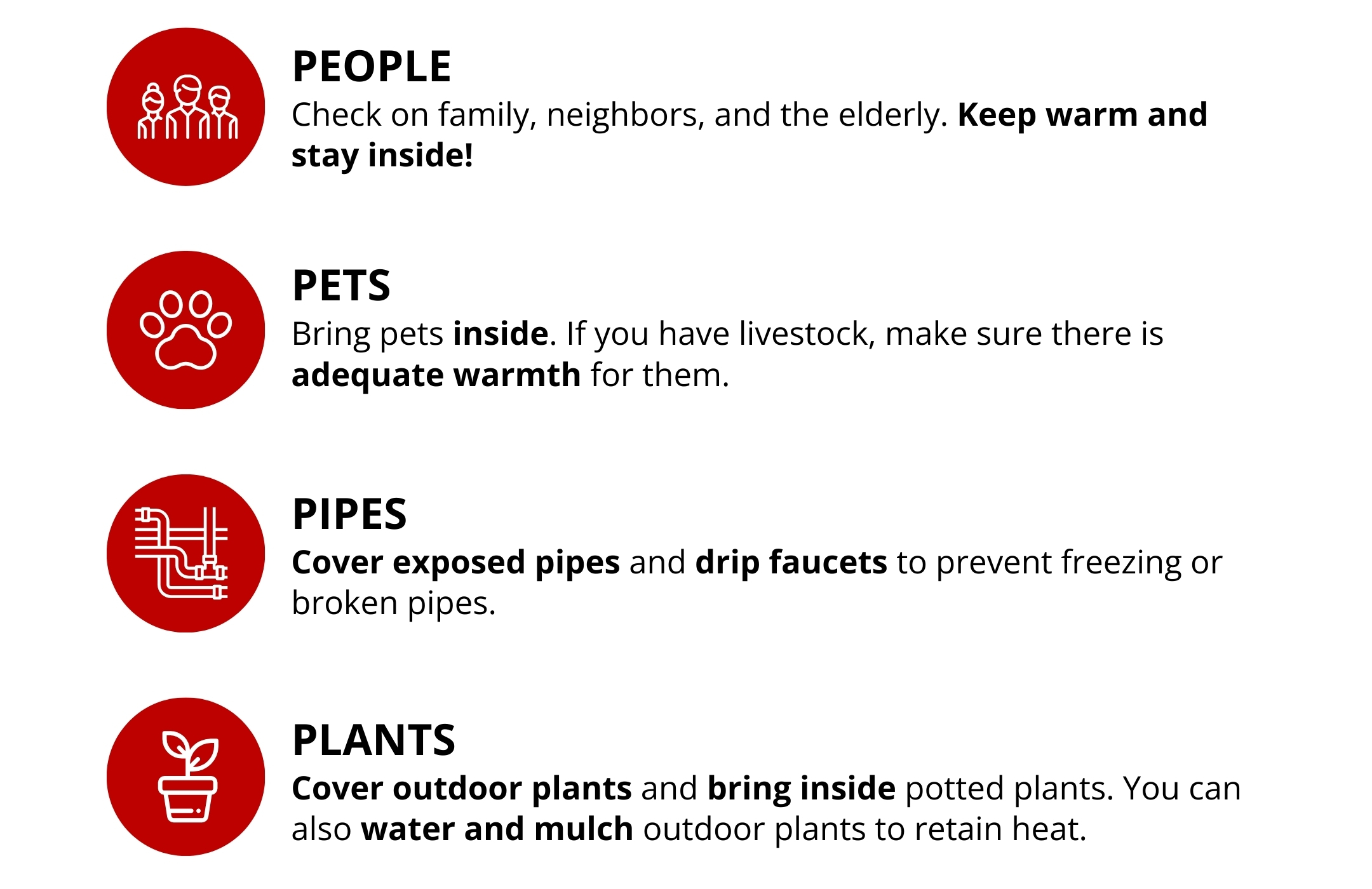 Freeze Safety Prepardness